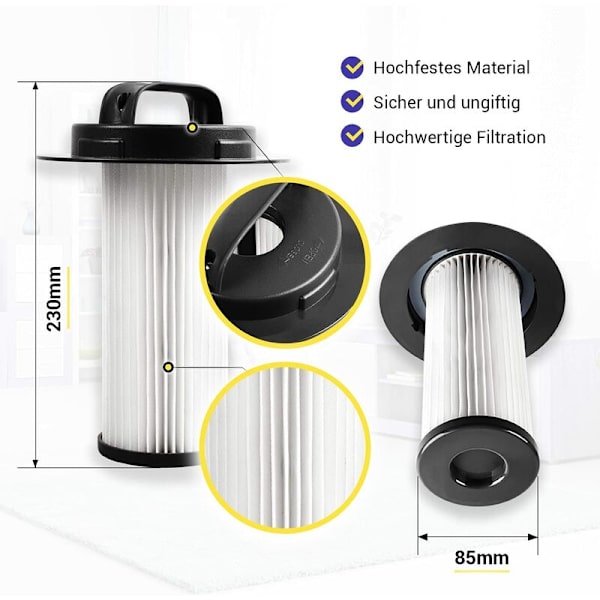 Philips Hepa-filter Marathon H12 dammsugare FC9200 FC6085 FC9202 FC9204 etc.