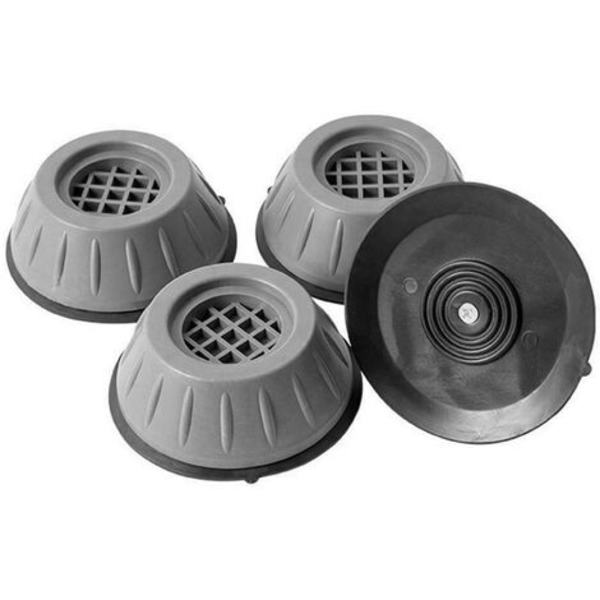 4 st Anti Vibrationskuddar för Tvättmaskin Fuktbeständig Gummifotdyna Bullerreducering Tvättmaskin Bottenstöd Halkskydd Mattor för Kylskåp T