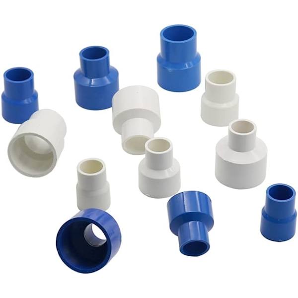Ret PVC Reducer Slange Adapter - PVC Reducer Fitting til Have, Farm, Drivhus, Vandforsynings Slange - Have Slange Fittings (Indre Diameter 40mm
