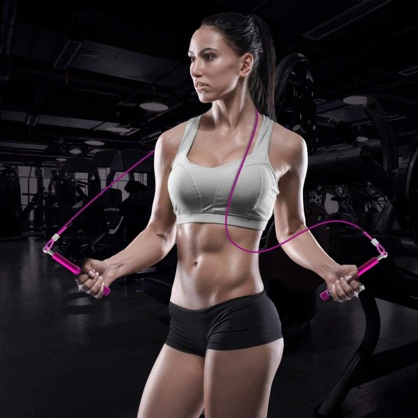 Rosa Hopprep, Snabb Hopprep för Fitnessövning, Vuxen