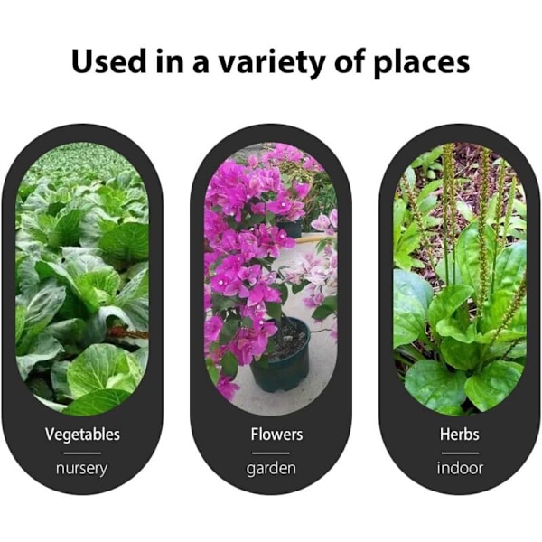 100 stk. mini plantepinde af plastik i form af selvklæbende etiketter, markører af etiketplantningsskilte 6 cm 10 cm praktiske for alle gartnere (multi