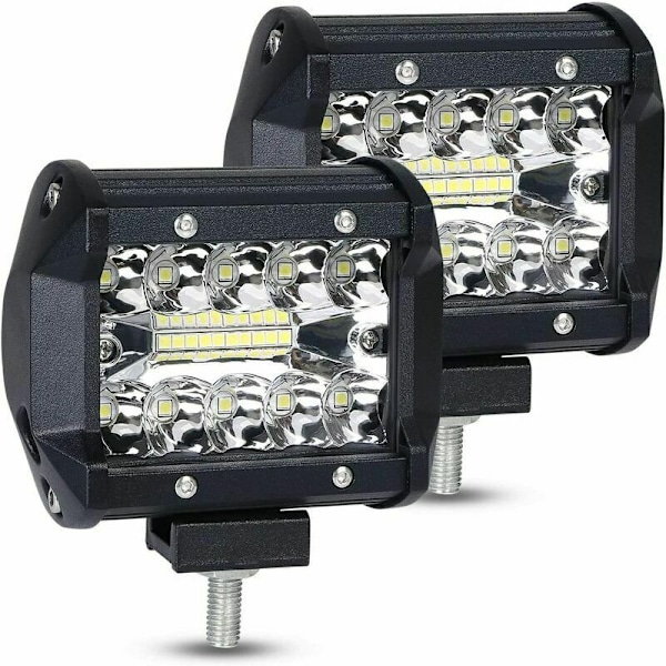 2 stk. 60W LED arbejdslys projektør, Flood Gulvlampe Projektør Lampe Kørsel, LED Langt fyrtårn af Lys Driver Udenfor Vej Båd Bræt