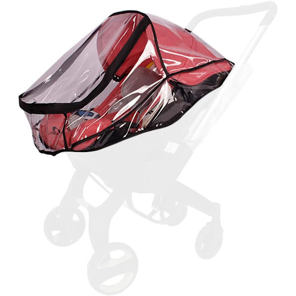 Babyskydd för barnvagn, regnskydd kompatibelt med barnvagn Catseat, barnvagnstillbehör för resor, regnskydd för spädbarnsvagn, ventilerat regnskydd