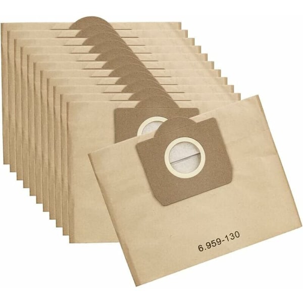 Karcher 6.959-130.0 Papirposer for WD 3 MV 3, 12-pakning