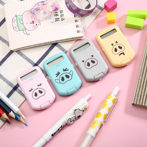 Minikalkulator Portable Pocket Candy Digits Color Elektronisk Cal