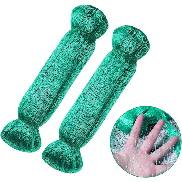Anti Bird Netting, 2kpl 4*10m Vihreä Puutarha Bird Netting Kasvien Suojaverkko