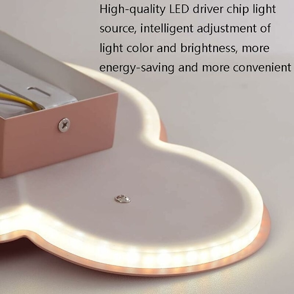 Vägglampa - För inomhusbruk - Modern - Akrylskärm med integrerade LED-lampor - För barnrum - Belysning - 6W vit