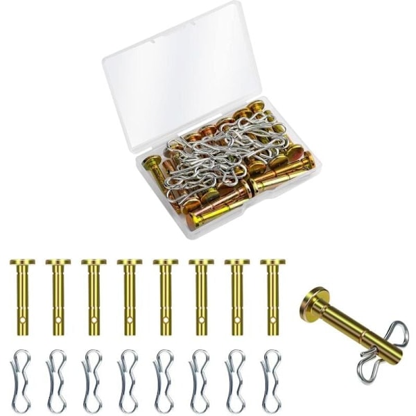 20 Sett Snøfreser Skjærbolter og Splint, 20 stk 738-04124 og 20 stk 714-04040 Skjærbolt Erstatning for Mtd Cub Cadet Troy-Bilt Snøfresere