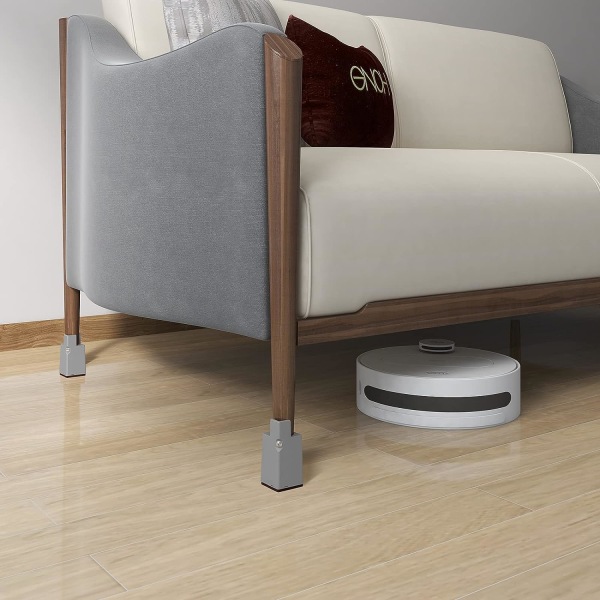 Grå - 10 cm justerbar møbelpute med skruklemmer, 4\" pute for senger, bord, sofaer, skrivebord, kraftig møbelpute for 0,8-1,6 tommer