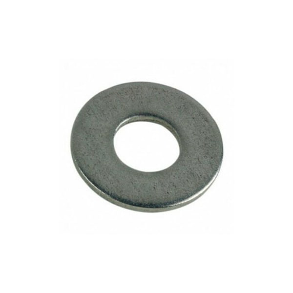 M6 mm flat, galvanisert jern flat skjøt rund metallskjøt, 13mm OD Werns, 1.5mm, 500 stk skivetykkelse, 500 stk skiver