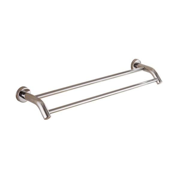 Multifunctional 304 stainless steel towel rack single pole towel rack (double pole 50cm)