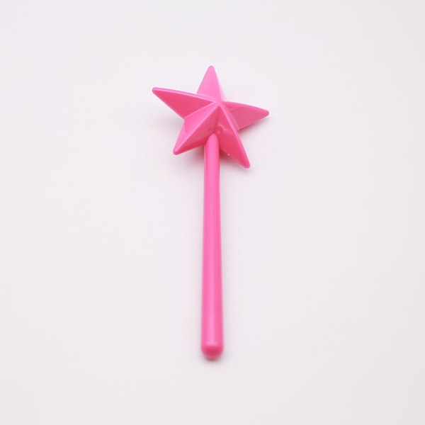 Plastik Saltkander Star Salt Pepper Magic Krydderi Rose rød