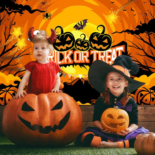 Halloween Dekorasjonsbanner Trick or Treat Halloween Banner