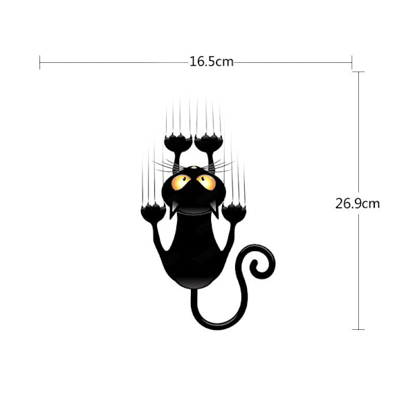 Set med 2 klistermärken (katter)