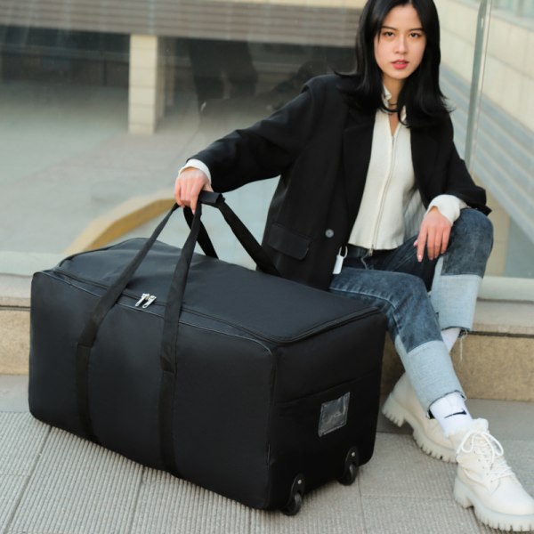 Ekstra stor oppbevaringspose er perfekt for å reise eller flytte