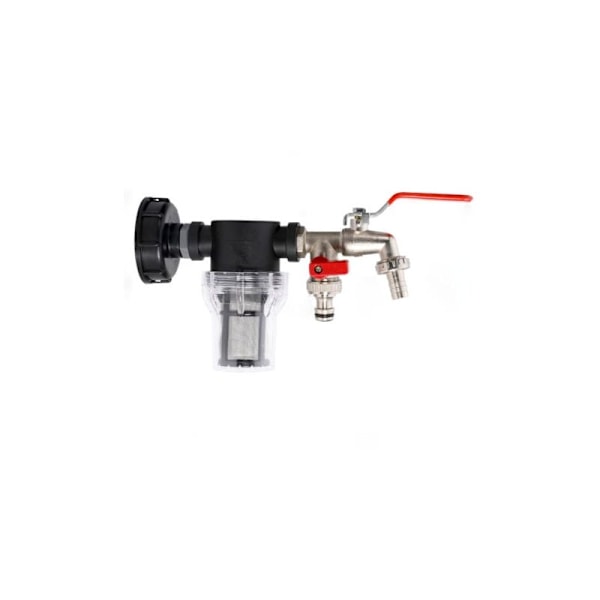 IBC Tank Kranadapter (2 oberoende utloppsventiler) med filter/IBC S60 x6