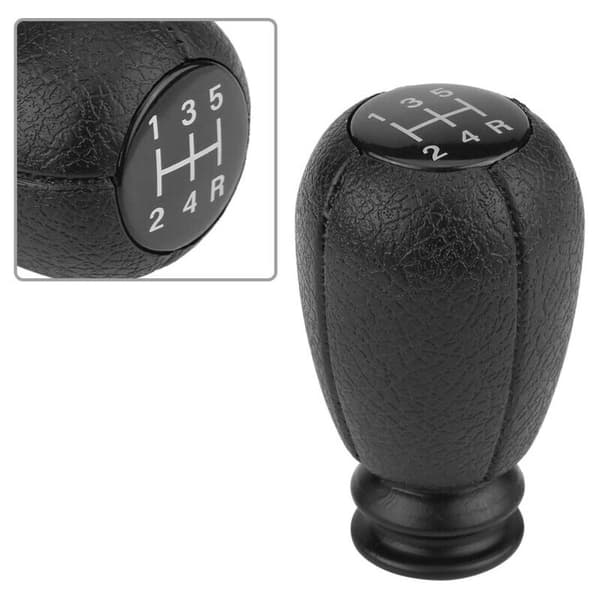 Gear Shift Knob, 5-trins ABS Plast Gear Shift Knob Stick Hovedknop
