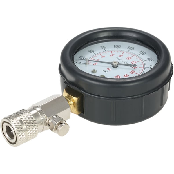 Bränslemotor kompressionstestare Manometer testare för automatisk bensinmotor cylinder motor testkit 0-300 PSI med väska