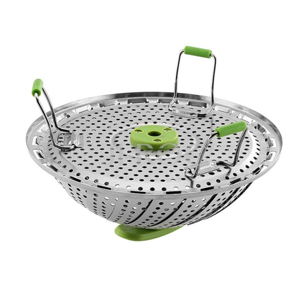 Bloom Folding Steamer Basket for Grönsaker, kompakt förvaring - St