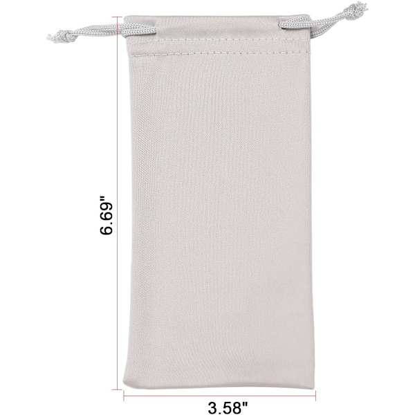 6 stk. Mikrofiber solbriller Etui Briller Etui, Gadgets Rengøring Opbevaring Etui Slip i Briller Etui