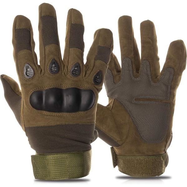 （XL）Pustemateriale motorsykkelhansker Full Finger Tactical Hansker - Votter for sport og motorsykkel