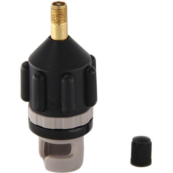 Adapter för luftpump till bil, adapter för luftmunstycke till paddleboard (svart)