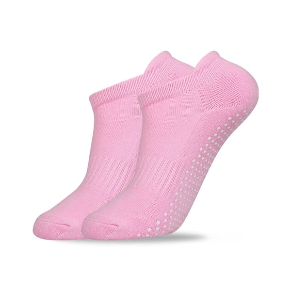 4-pack strumpor för kvinnor och män (4 par), yogastrumpor, pilatesstrumpor.