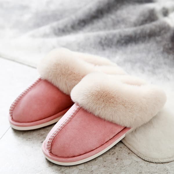 Kvinders bomuldsslippers efterår og vinter hjem varm hjem plys