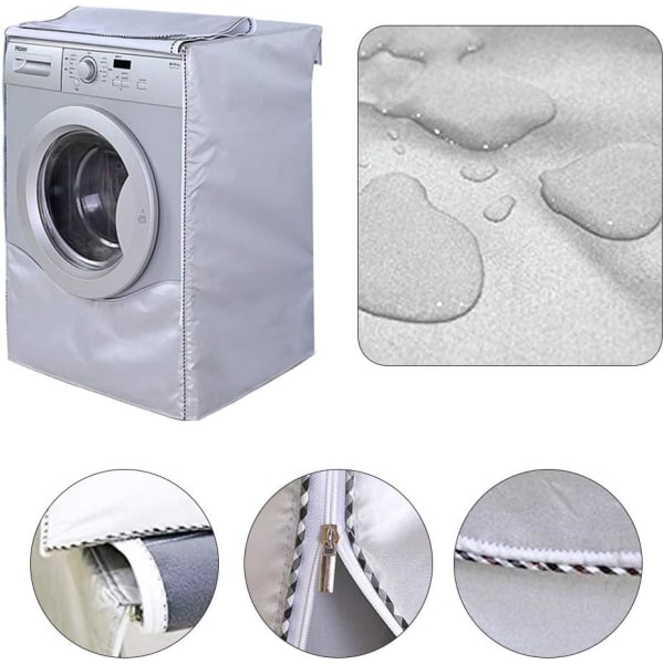 Trekk til vaskemaskin - 85 × 60 × 57 cm - Med glidelås - Vann
