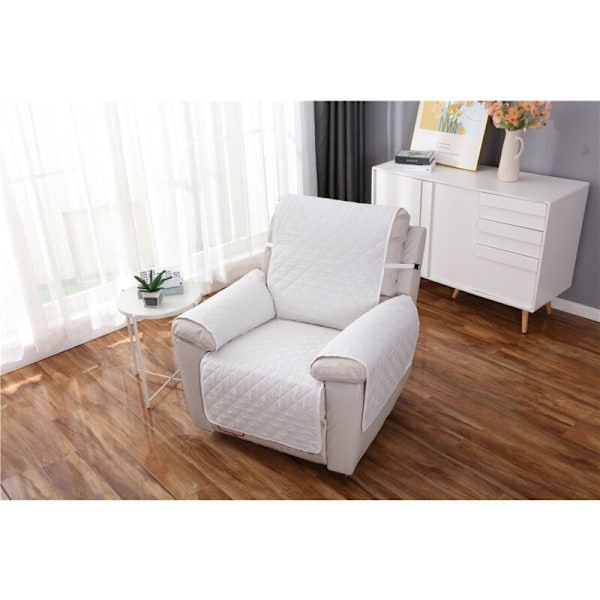 Relax fåtöljöverdrag 1 sits, lutande vattentätt skyddande sofföverdrag för sovrum (beige 55200)