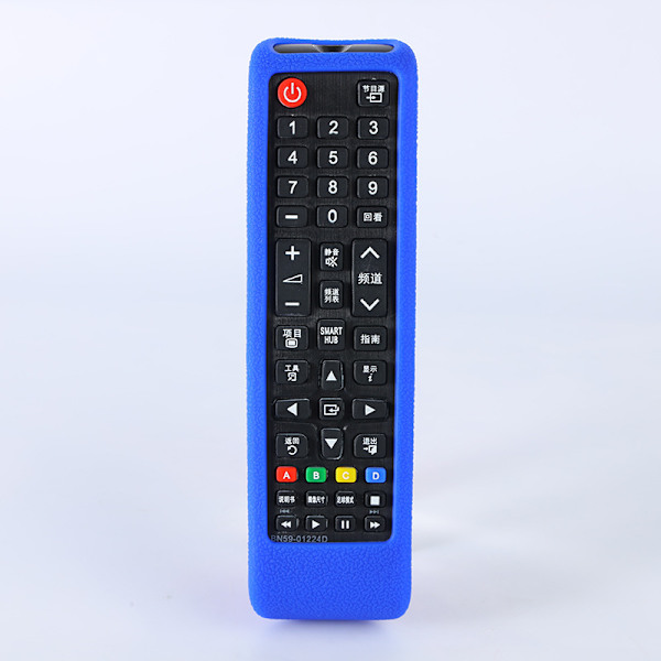 (Blå) Silikon Skyddsfodral för Samsung Fjärrkontroll, AA59-00741A AA59-00786A BN59-01315B, Skal Fodral för Samsung Fjärrkontroll, Anti-Slip, A