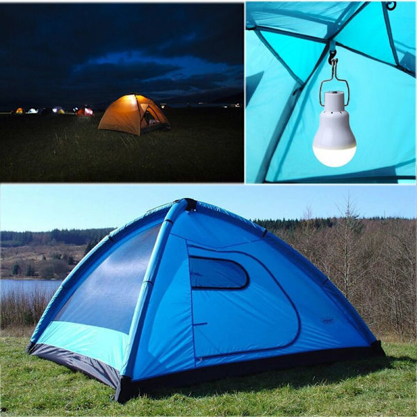 Solcellsladdad LED-lampa - Bärbar USB-laddningslykta Spotlight-lampa Inomhus Kontor Kök Läsning med solpanel för utomhusvandring Campingtält