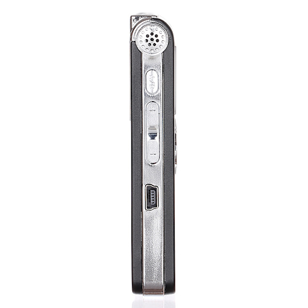 Dictaphone kannettava digitaalinen ääninauhuri Ääninauhuri 8 Gt Ääninauhuri MP3-soitin LCD Dictaphone (hopea väri)