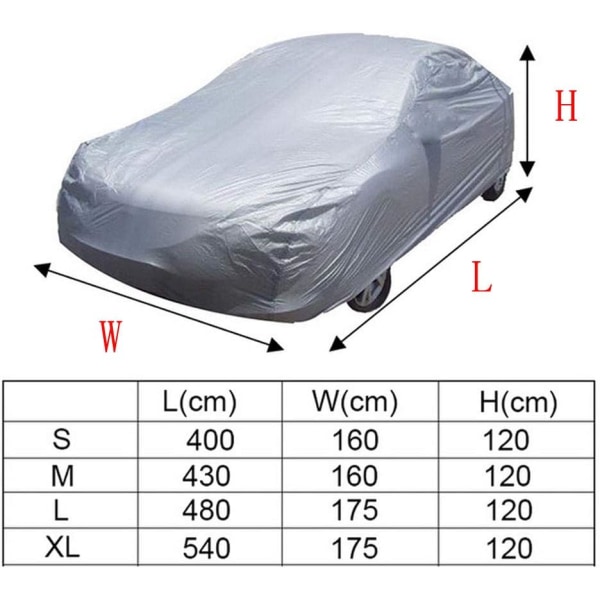 Universal Car Cover Vehicle Waterproof Cover Auto Protective Cove