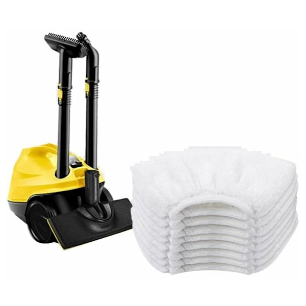 Mikrofiberhättor för Kärcher, trasor för handmunstycke tillbehör för ångtvättar SC1/SC2/SC3/SC4/SV7, 8-pack