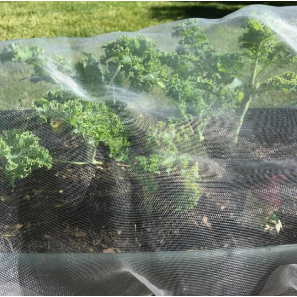 Insektnet, 60 Mesh 6x2,5m Insektbeskyttelsesnet, Anti-insektnet til planter, Myggenet til have, Havebeskyttelsesnet til beskyttelse af planter