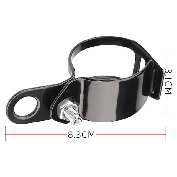 2 stk. blinkende blinklys til motorcykel, gaffelflytning 27-36mm gaffel