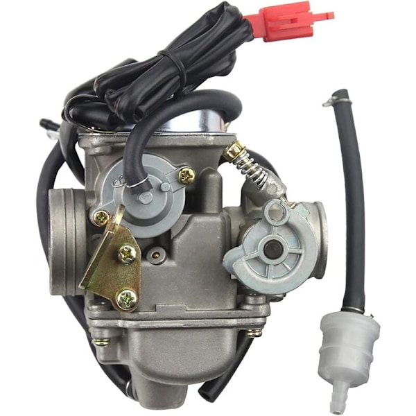 24mm PD24J Karburator Udskiftning til GY6 4-takts 125cc 150cc ATV Go Kart Knallert og Scooter