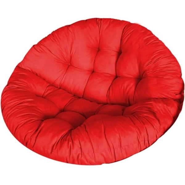 Utekudde vadderad sittdyna Hängande Häng Himac Humac Humac Balançoire Set Balançoire Set Oiseau Rond-Rouge 60x60cm