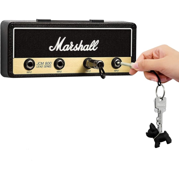 1 x Guitar Hook Keychain Seinäteline 4 x Guitar Socket Avaimenperä