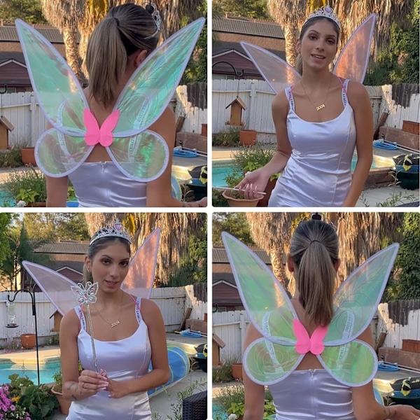 Vuxna älvvingar, vuxna älvvingar kostym Winx älvvingar vuxna för Halloween födelsedag jul temafest