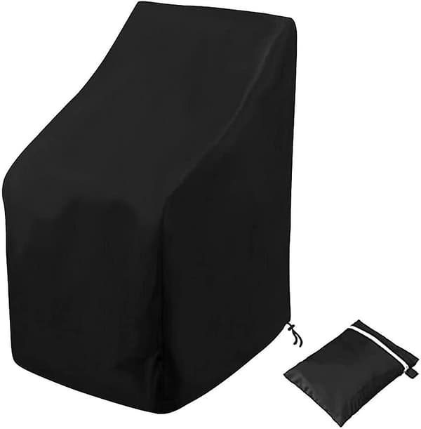 Utomhus möbelöverdrag för stapelbara stolar, väderskydd, 70*70*125/75cm 210D
