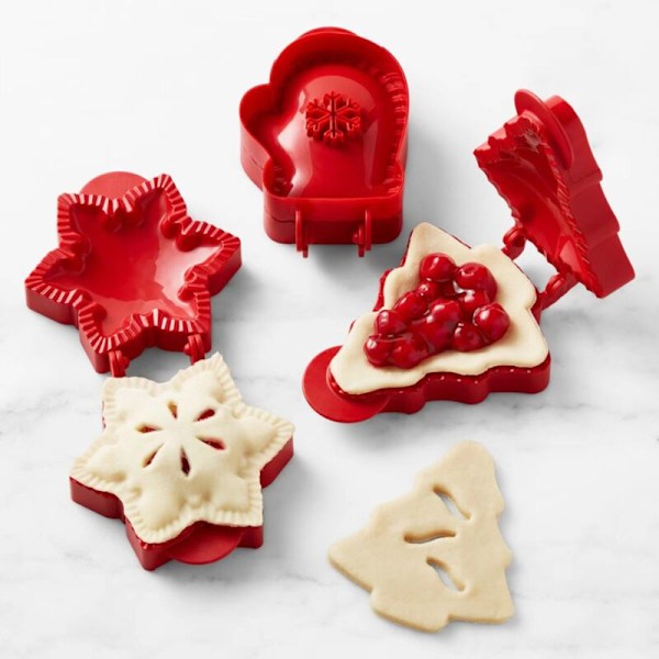 3 stk. Mini Jule Tærteforme Håndlavede Lomme Tærteforme Håndlavet Tærteform til Julefrokost Bageartikler Æblekager Æble Bageværktøj