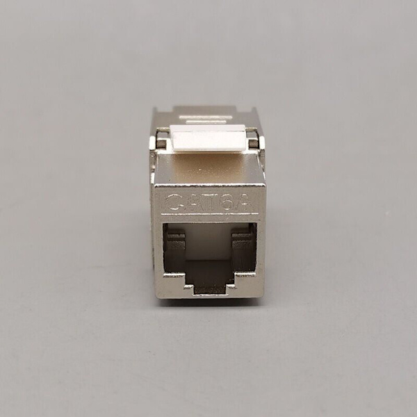 12x Keystone Modul CAT 6a Jack - Skjermet STP RJ45 Kontakt Snap-In Installasjon Montering Rå Kabel CAT 500Mhz 10GBit/s
