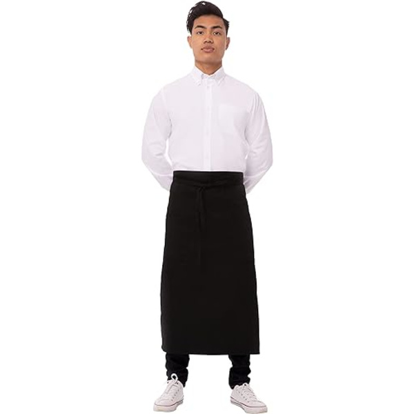 Unisex tvåficksbistroförkläde