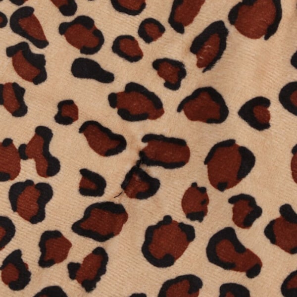 Foldbar vaskbar varmepude med 3 justerbare temperaturer med USB-opladning til kæledyr, katte varmepude, leopardprint