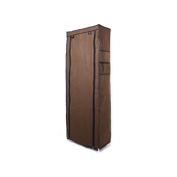 Skohylla i non-woven tyg 10 lager 9 kaffefack