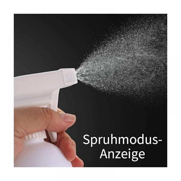 (Hvid) 3 stk. sprayflasker, 500 ml tom sprayflaske, plastik pumpeflasker til haveforstøver af vandforstøver