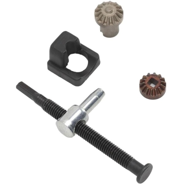 Jeffergarden 2 kpl Ketjunohjaimen Kiristimen Säätösarja Rauta ja Alumiini Moottorisahan Kiristimen Korjaussarja CS370 CS400 CS4200ES -malleille