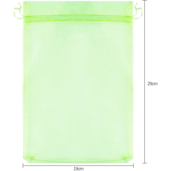 100 fruktbeskyttelsesposer Nettposer Drueklasebeskyttelse mot fugler og insekter vepser geithams 30 x 20 cm